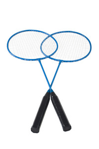 兩個(gè)羽毛球拍特寫鏡頭